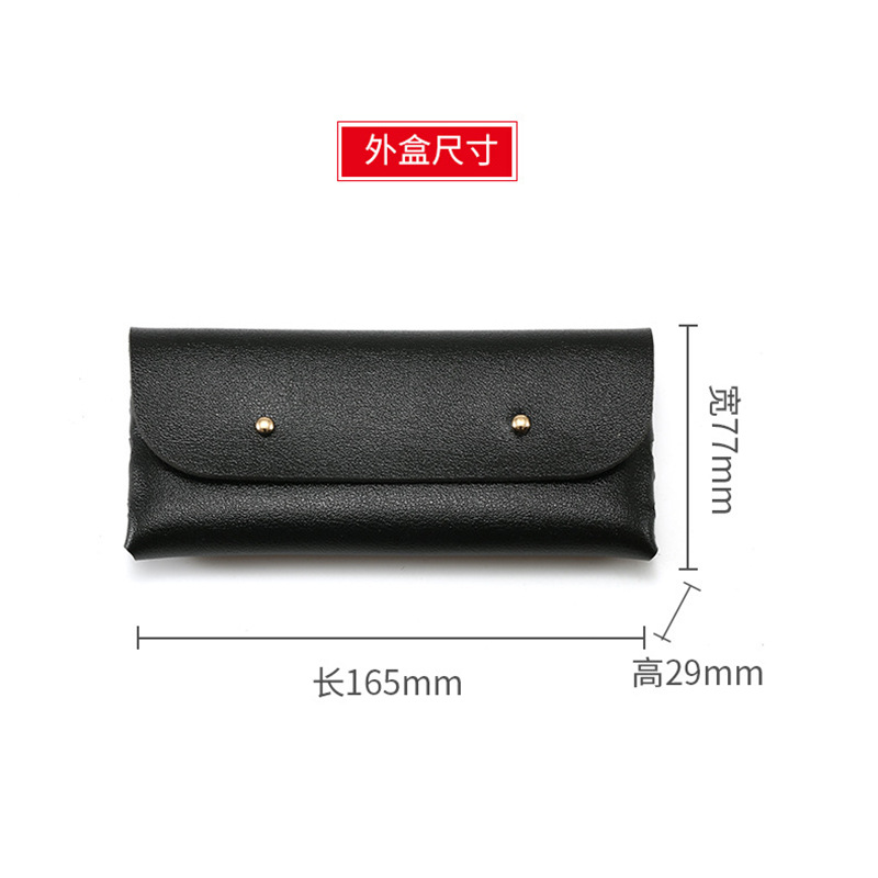 Snap-button leather bag