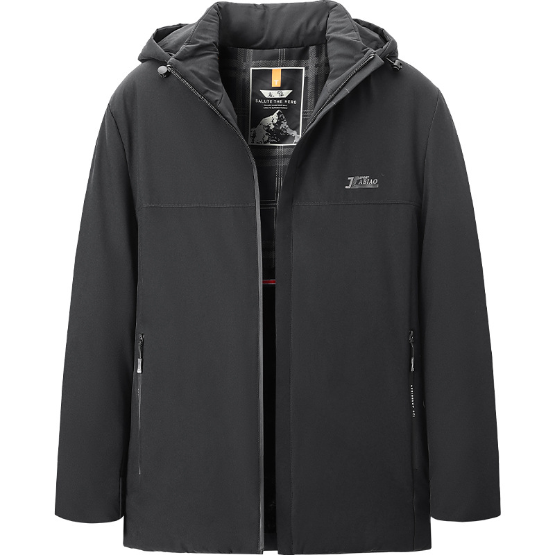 Cotton for young people with added velvet thick clothing, men's warm cotton jacket, windproof high-quality autumn and_voghion.com