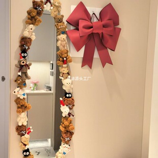 Mirror decoration creative diy dressing mirror frame bedroom dressing mirror edge clothing store floor mirror transformation wholesale