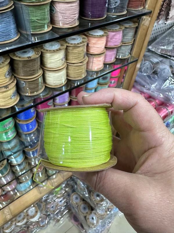 台湾線メタ72号0.8mm玉線卸売り綿ナイロン線中国結線ジュエリー編み紐材料|undefined