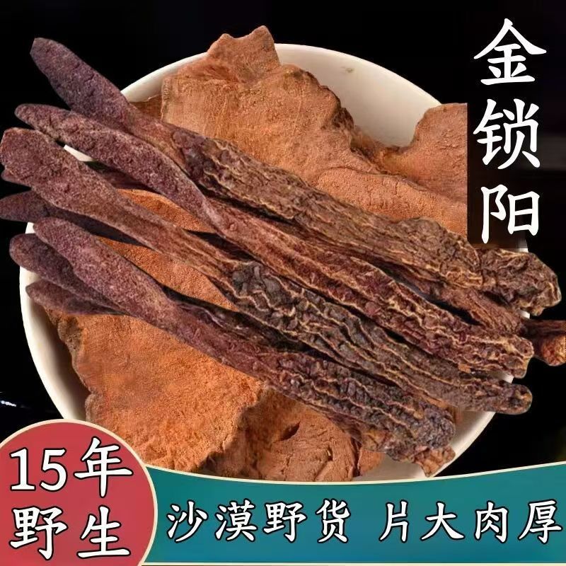 Suoyang Cynomorium Slices 500g Dried Desert Herb for Decoction and Wine Infusion in use