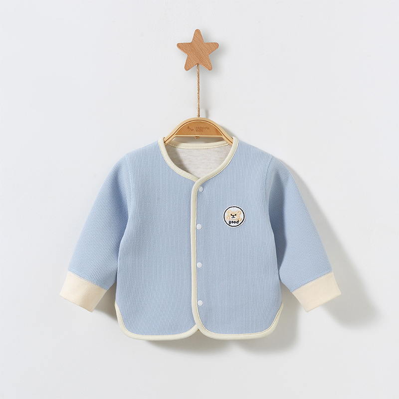 Ropa de abrigo para niños, primavera, otoño e invierno, ropa cálida para bebés, cárdigans de abrigo para bebés, tops para niños y niñas, ropa de otoño para bebés