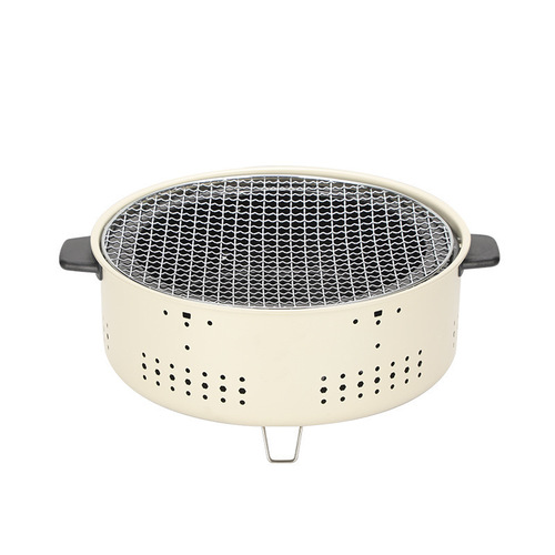 Outdoor BBQ Picnic Grill BBQ Portable Folding Tea Maker Stainless Steel Carbon Grill BBQ Rack Wholesale