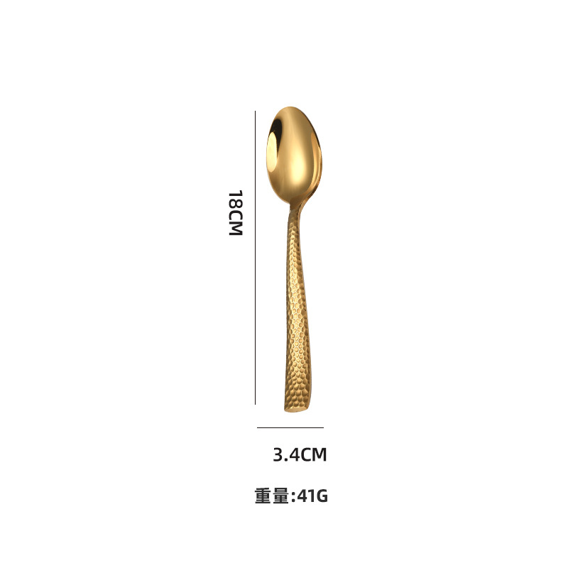 Dessert spoon-gold