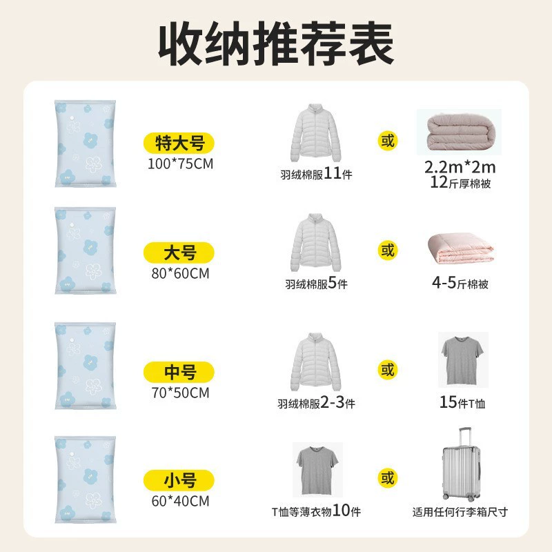 Дуто Blue vacuum cloth, duvet, durable storage bag, increased thickness, flowered, oxford cloth