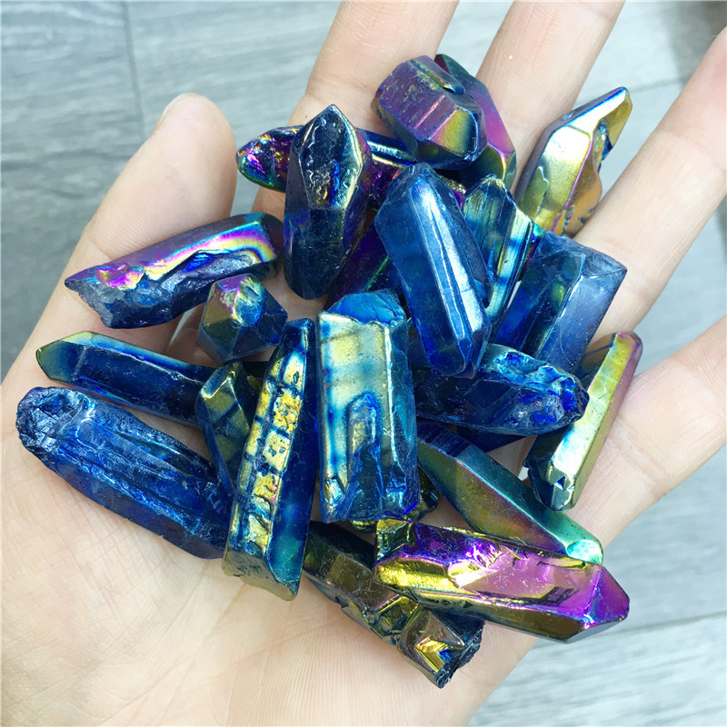 레인보우 컬러 싱글 크리스탈