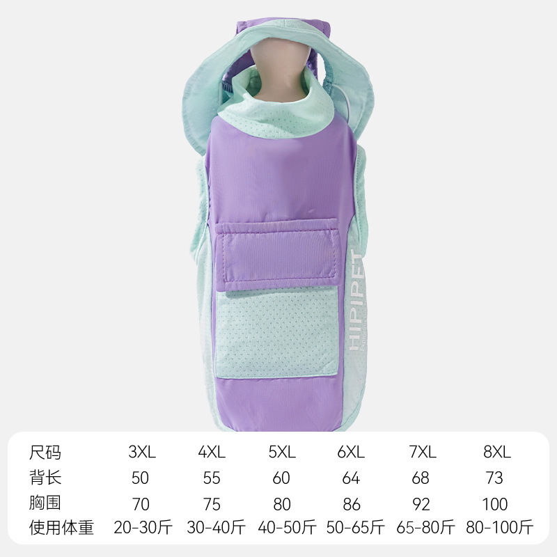 Chaleco fresco de malla de alta calidad para perros, ropa de protección solar para perros grandes y medianos Golden Retriever Samoyedo, ropa para mascotas