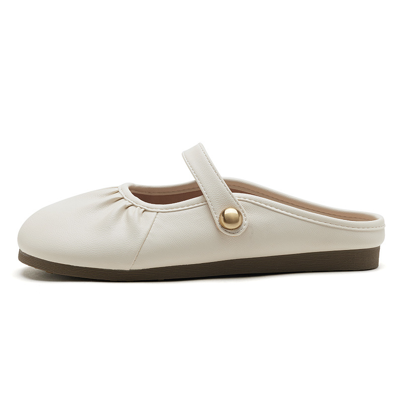 2025 nuevo estilo de moda de verano con falda plana de zapatos Mary Jane