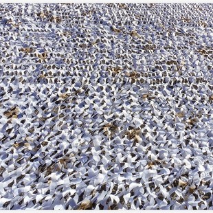 1* No. 1.97m Snow Camouflage Net Protective Lightweight Infrared