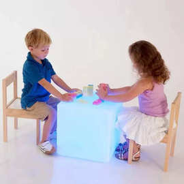 瑞吉欧光影桌LED光立方板桌幼儿园蒙氏教具早教发光台光影台玩具