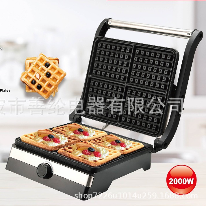 Factory direct oversized waffle machine, big waffle machine, big breakfast machine, waffle machine