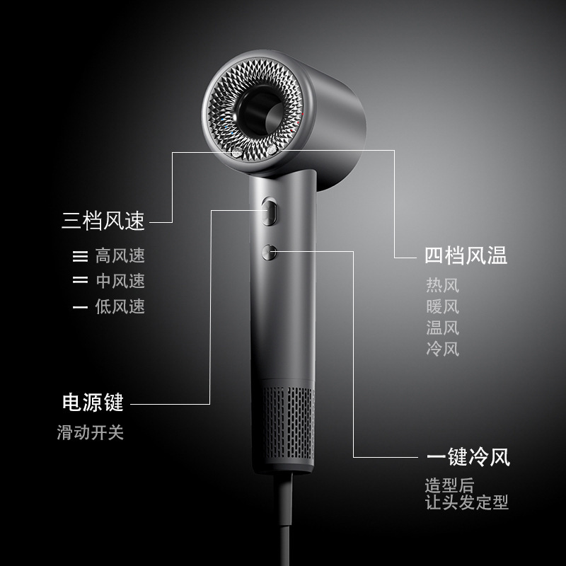 高速吹风机家用负离子护发电吹风筒大功率速干无叶壁挂式跨境批发|undefined