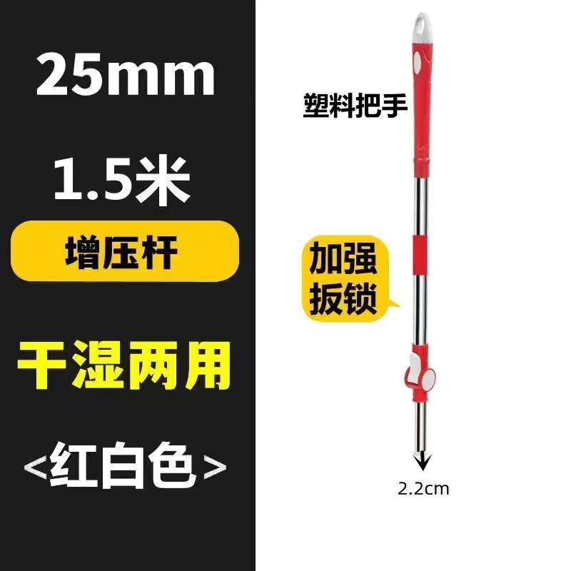 旋转拖把不带桶单独圆头拖把头家用老式布头加厚单个地拖懒人拖把|undefined