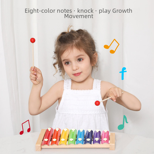 Wooden baby and toddler learning music toy xylophone for boys and girls 1-2-3 years old small wooden xylophone