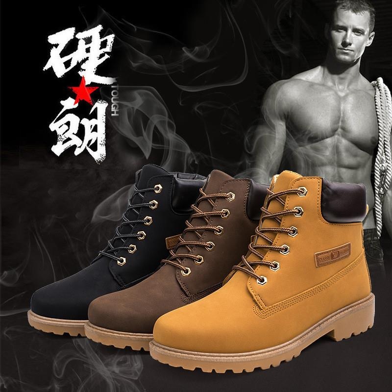 2016 Winter men boots ankle shoes warm s...