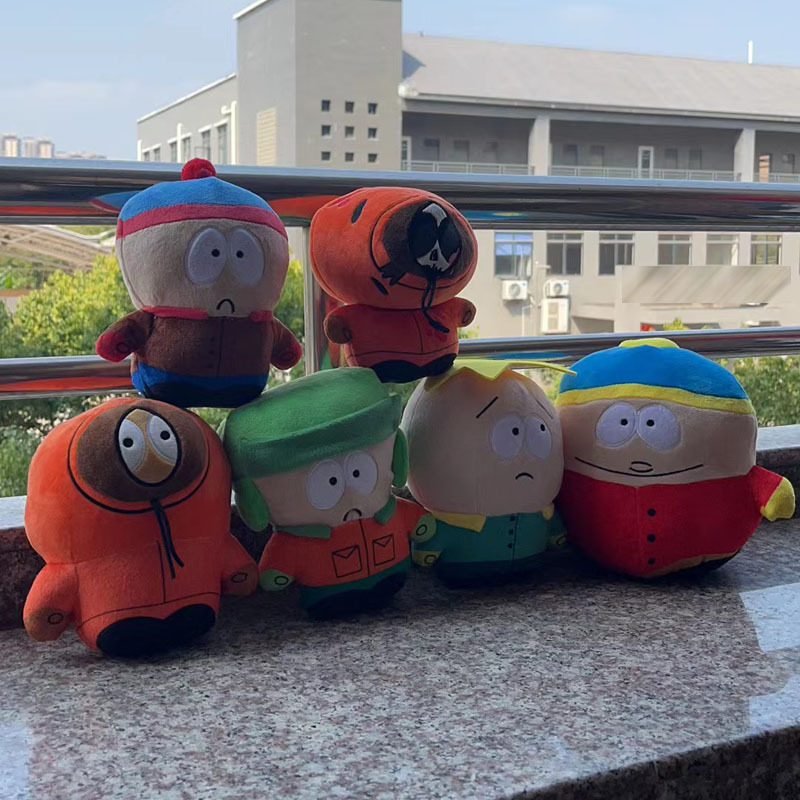 American Band South Park Doll Four Bitches Foul-mouthed Boy Doll Gift Fake Boy Paradise Plush Toy