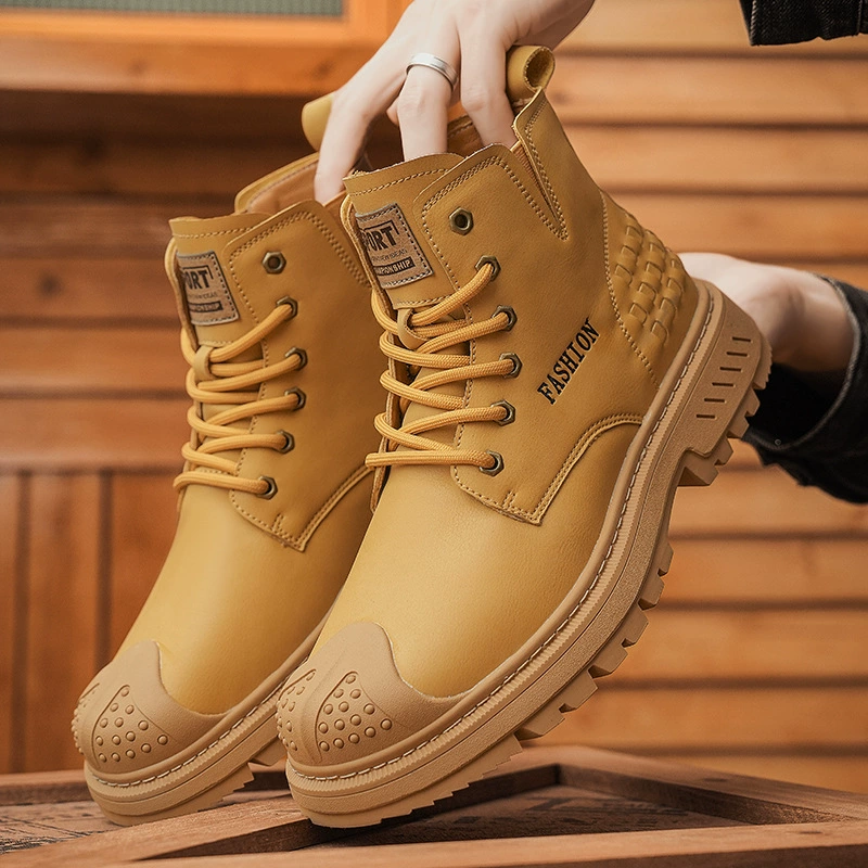 Martens, высокие демисезонные ботинки для отдыха