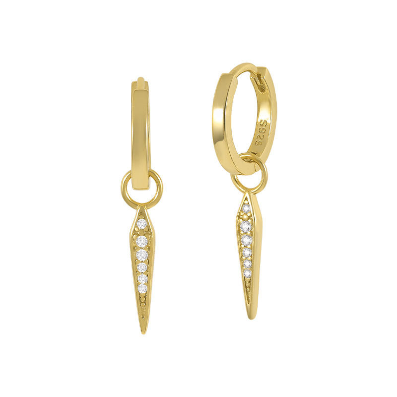 Fashion Geometric Sterling Silver Earrings