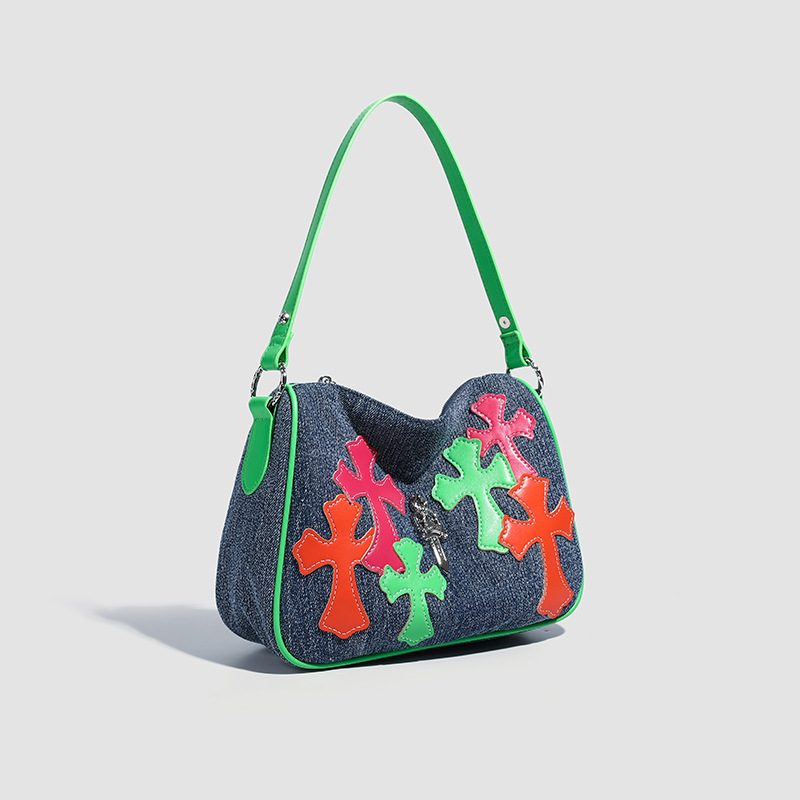 Qadın dəri bucket çanta - çiyin və crossbody modeli