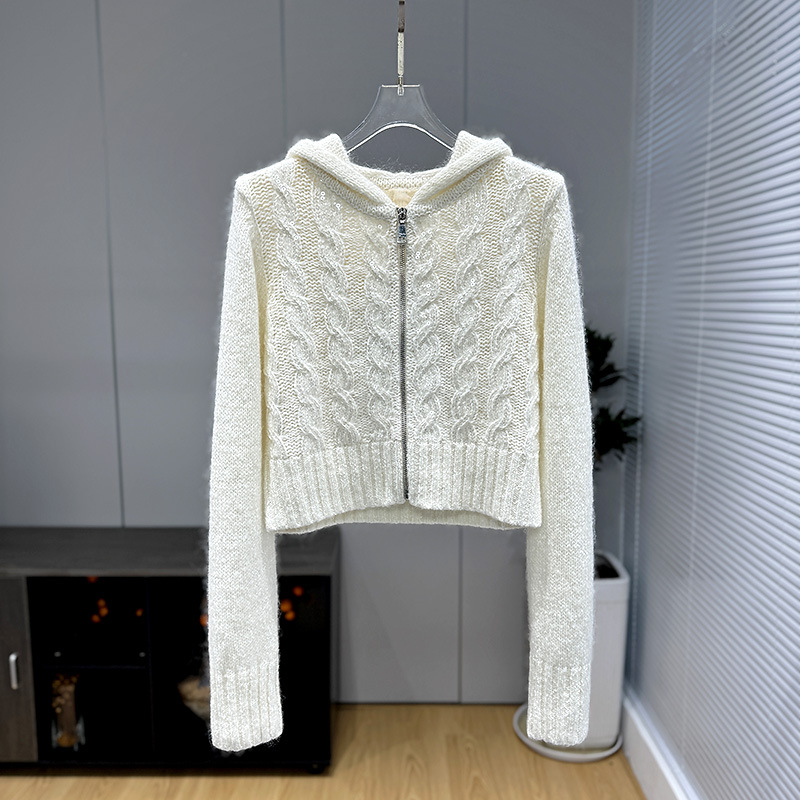 Spring hoody with zipper