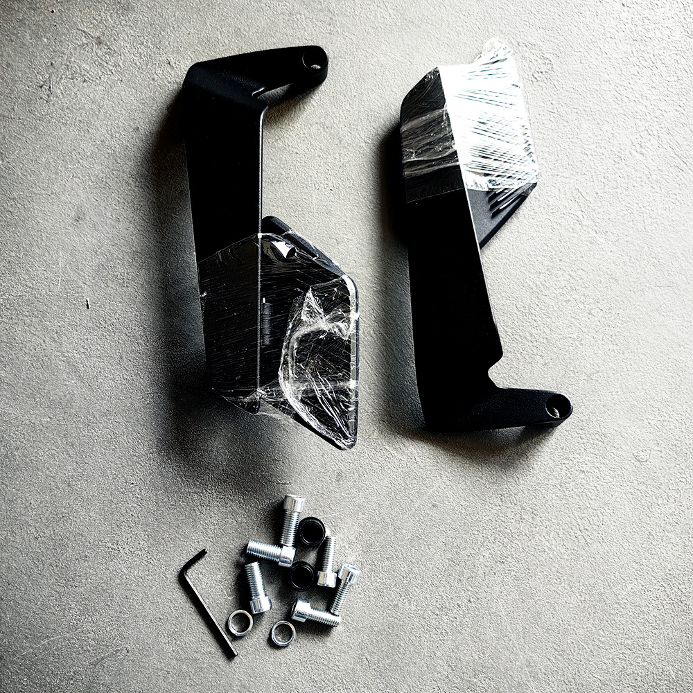 Moxin Motorcycle Rearview Mirror Modified with Wind Wing Mirrors, Suitable for Ktm, Electric Vehicles, and General-Purpose Folding Mirrors