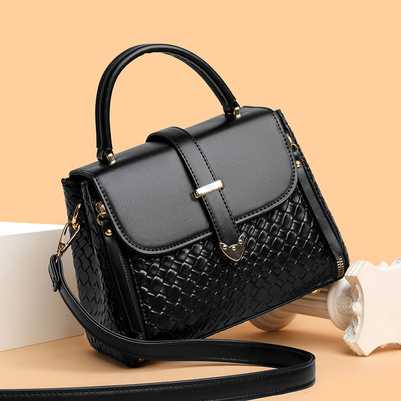 Cross-Border Women's Large Capacity Handbag, High-End Luxury Shoulder Bag, Commuter Small Square Bag For Women - Thumbnail 2