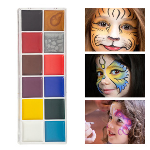 Halloween Body Painting Oil Paint Body Area Painting Paste Drama Makeup Applicable Prom Performance Combination