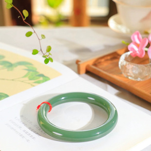 Jin Yutang Xinjiang Collection Grade Hetian Jasper Bracelet Collected in Wrist and Smooth for a Long Time
