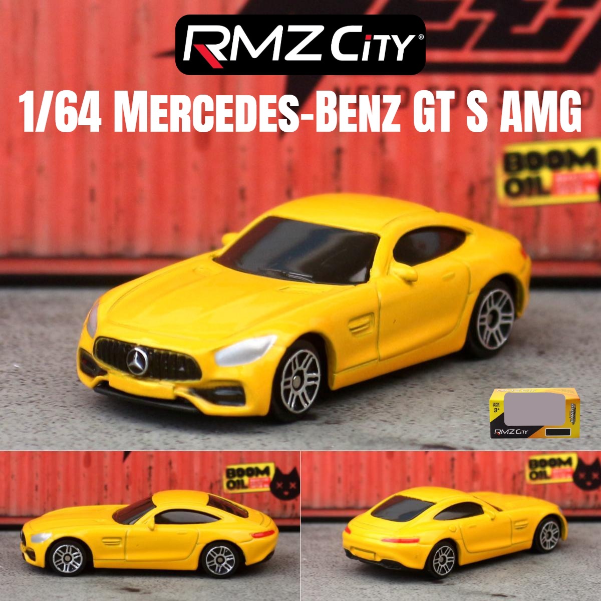 Mercedes-Benz AMGGTS-yellow
