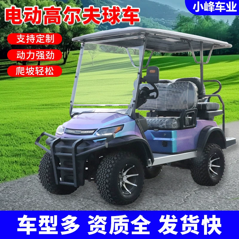 Электрический внедорожный гольф-кар Живописный туристический автомобиль Недвижимость Паромный автомобиль Топливный гольф-кар