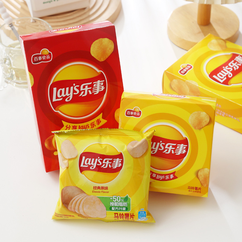lay`s乐`事薯片零食伴手礼回礼结婚宝宝礼满月乔迁礼盒食品盒装薯|undefined
