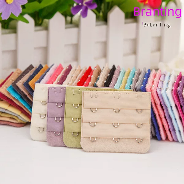 Three-row three-button stainless steel underwear extended buckle bra extended buckle plus breasted back buckle growth buckle buckle hook belt