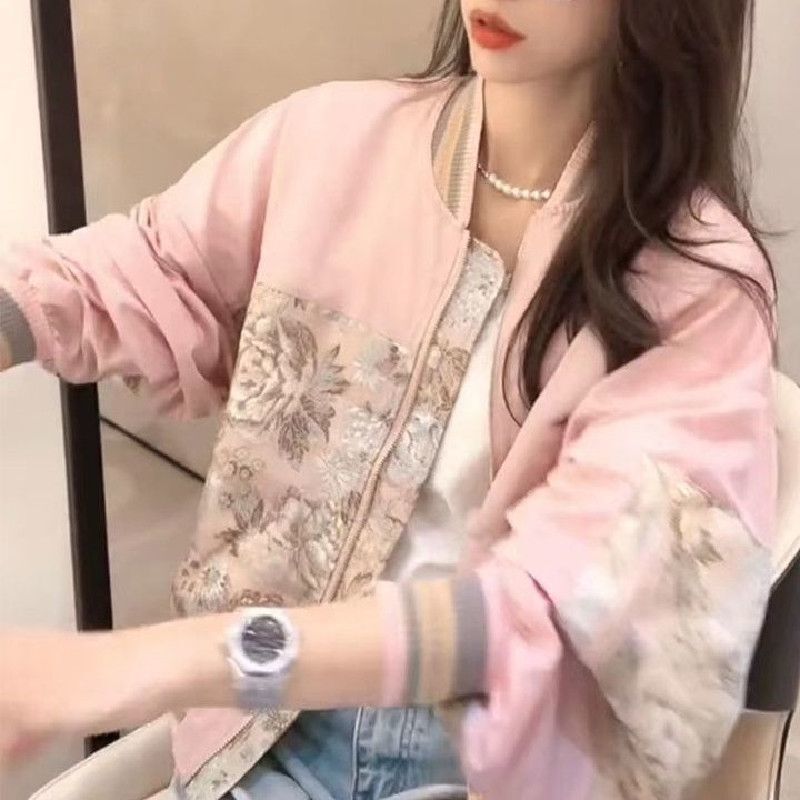 美式复古高街酷飒设计感春秋季休闲款百搭气质高修身显瘦时尚外套|undefined