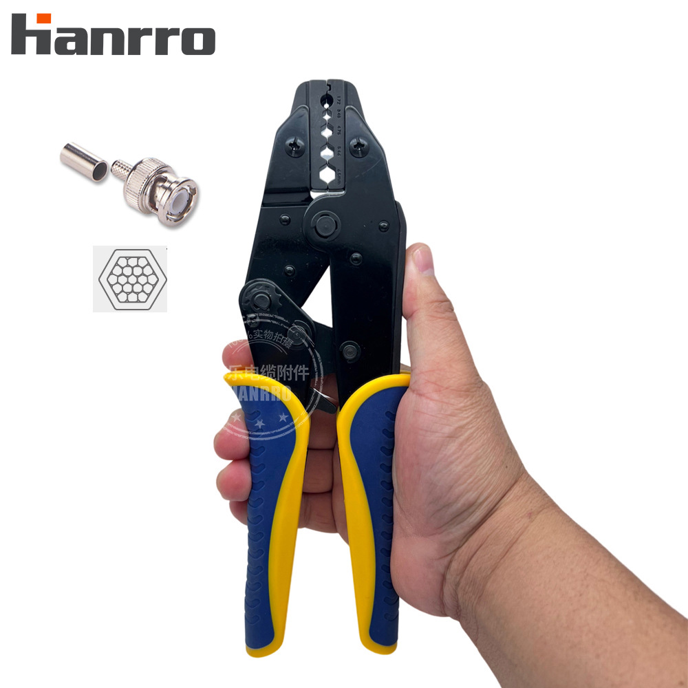 LSE-04H同轴压线钳网络电视同轴连接器工具钳子