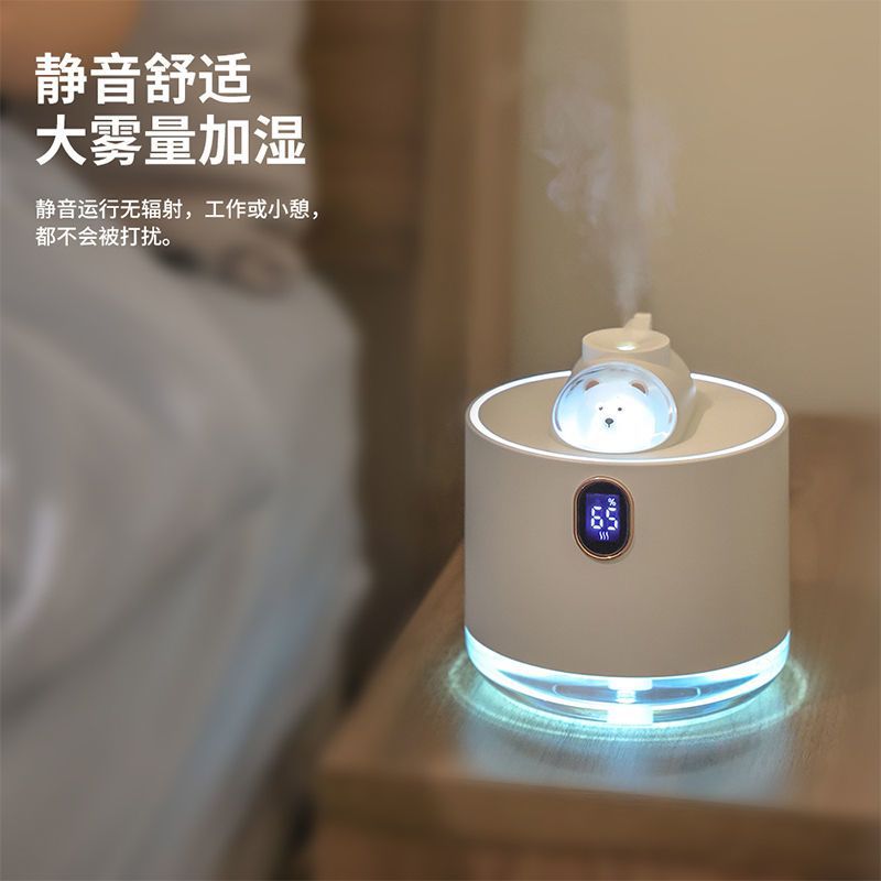 Cute Pet Space Capsule Humidifier USB Charging Mother and Baby Home Bedroom Office Air-Conditioned Room Hydration Instrument Sprayer