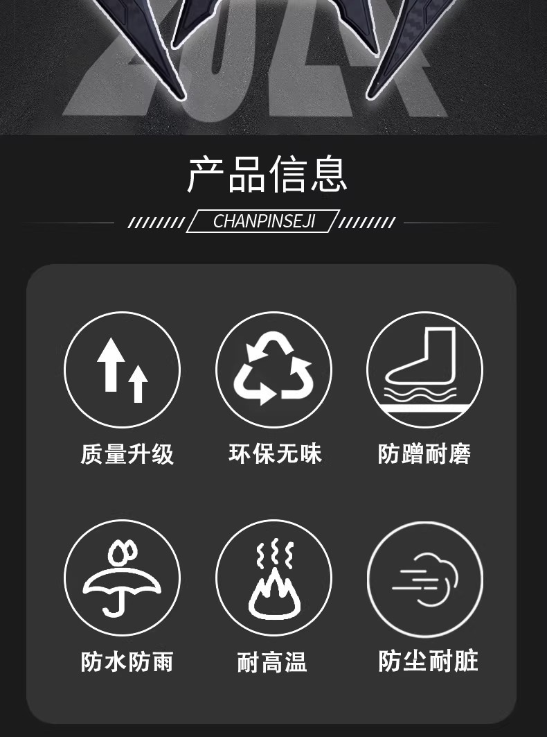 New Haojue Uhr150 Fuel Tank Sticker, Fuel Tank Cap Sticker, Protective Sticker, Anti-Scratch Decorative Accessories, Modified Body Armor