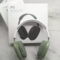 P9Max Wireless Bluetooth Headphones USB Charging Heavy Bass Sport Earphones Card Slot Neutral Brand