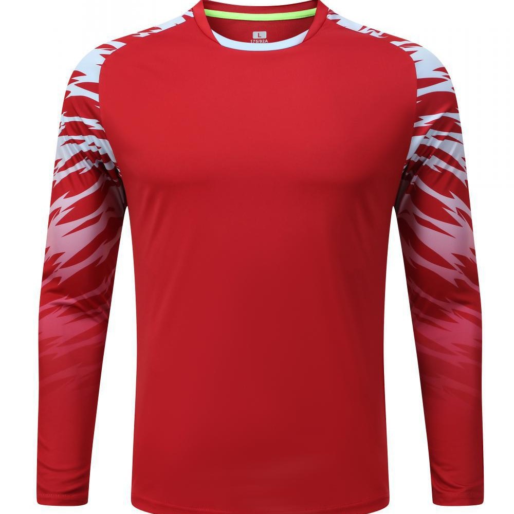 2025 nuevo traje de portero de fútbol traje de portero adulto masculino ropa de pórtico de manga larga para niños impresión de impresión