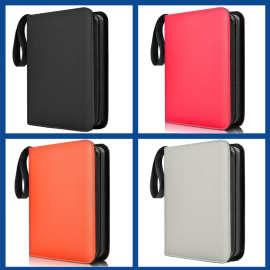 工厂批发宝可梦纯色商务卡册4格9格PU游戏卡片册奥特曼收藏册拉链