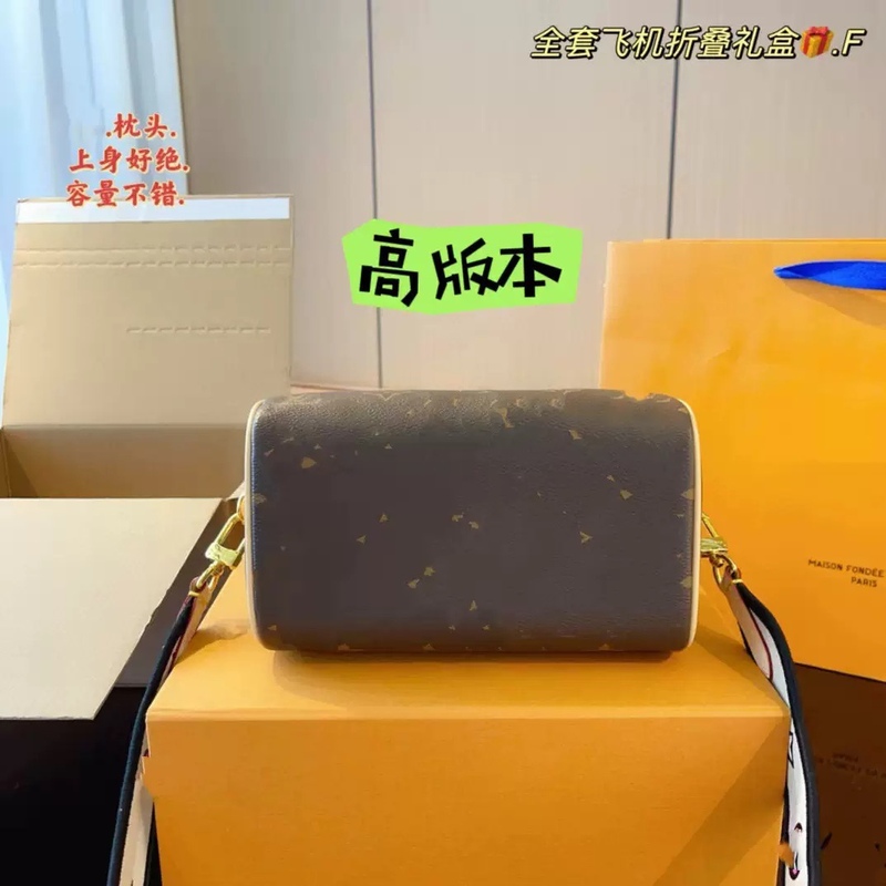 2025新款印花手提包波士顿单肩韩版时尚百搭斜挎包百搭潮牌枕头包|undefined