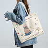 Shopping bag, backpack, cloth bag, Korean style, for students, wholesale