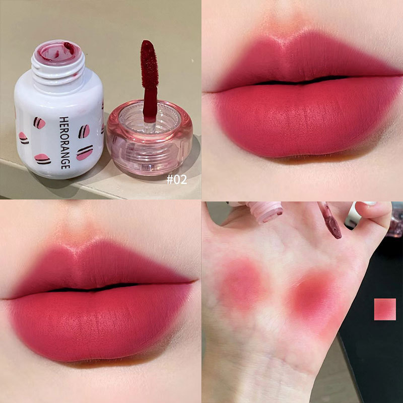 HERORANGE Cloud Mist Soft Matte Lip Polish Esmalt Lip Color Desnudo Blanqueador Transfronterizo Lipstick