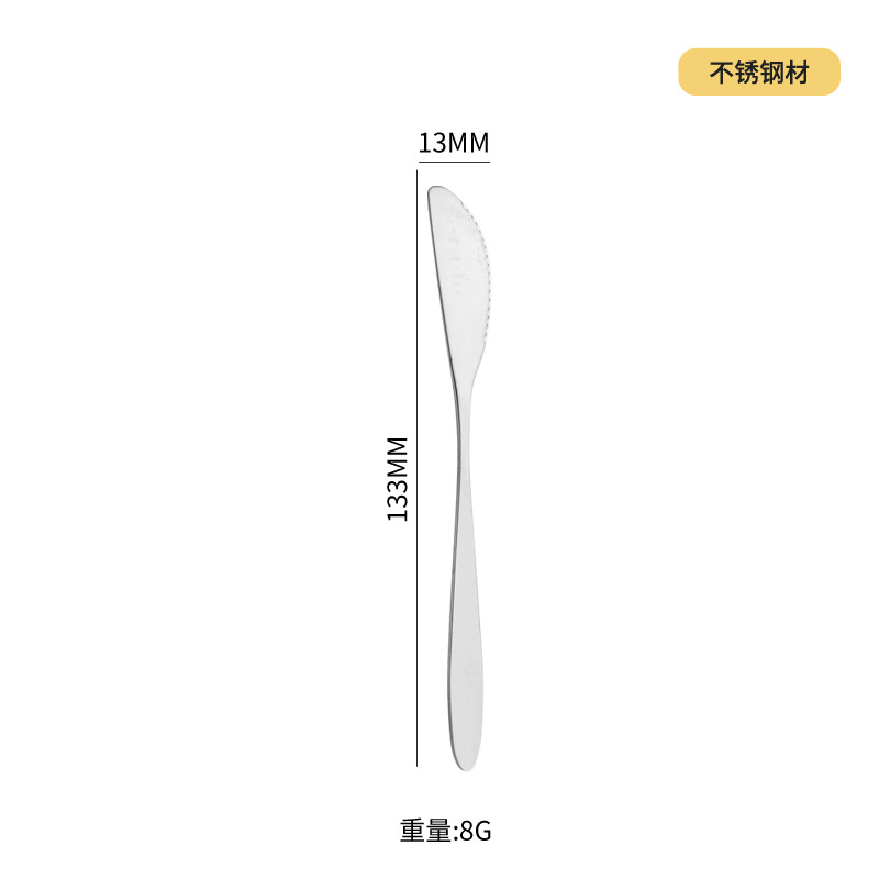 304 horquilla de frutas de acero inoxidable horquilla de pastel de luna de otoño horquilla de postres creativa horquilla de cuchillo de dos dientes horquilla de pastel de hotel