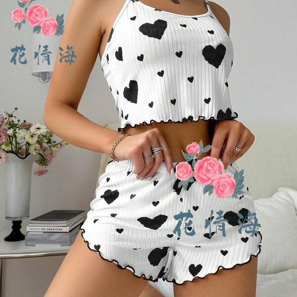 Knitted design cute shorts