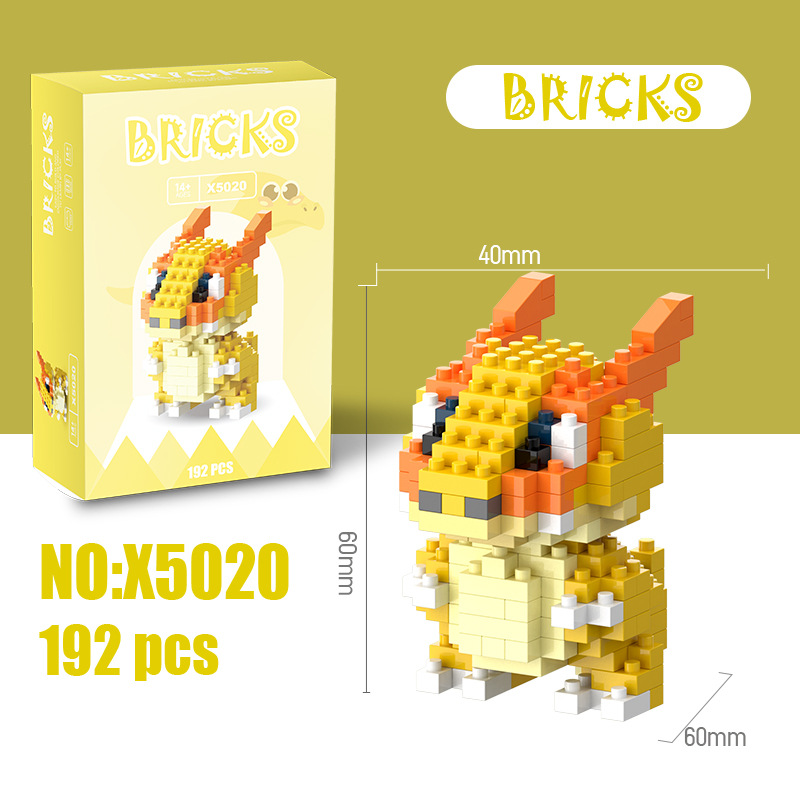 Animation IP micropartículas bloques de construcción rompecabezas piezas de regalo de juguetes DIY bloques de construcción mayoristas nacionales