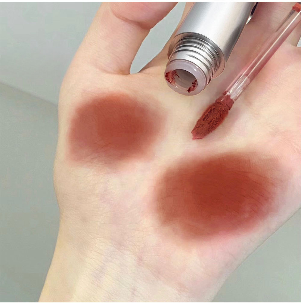 New product: Sparkling Silver Light, soft matte Lip gloss, affordable student makeup, velvet matte, brightening velvet undefined