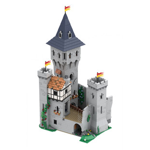 Moc-142666 3517 Kit 10305 Castle's Tower and Lower Courtyard Expansion Parts