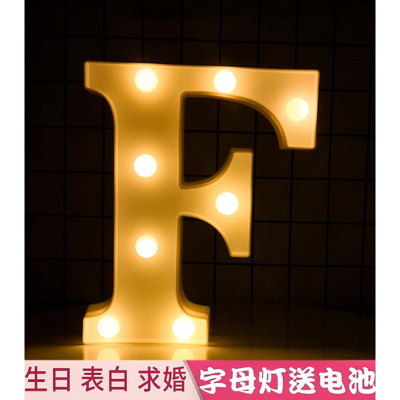 Feliz cumpleaños luz LED inglés Digital Color luz luminosa confesión romántica escena apoyos diseño carta luz al por mayor