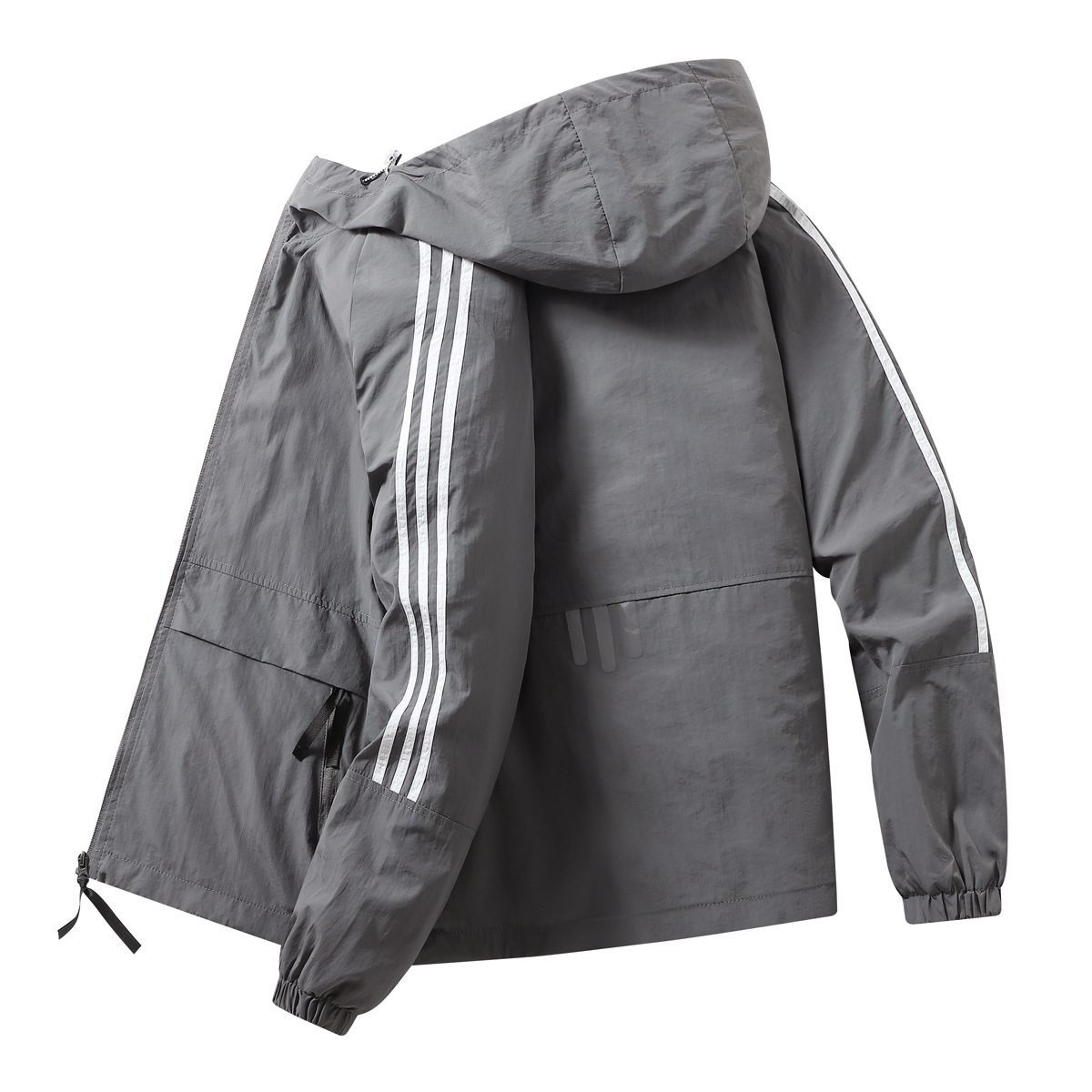 Chaqueta ultrafina de verano transfronteriza hombre comercio exterior tres barras abrigo solar marea seca ropa de pesca abrigo grande