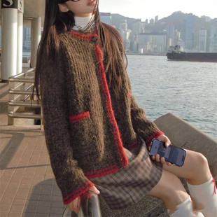 ����ͬ���nϵ�ﶬ�͹�ᘿ���Ů2024�¿�ײɫ㼑��L������ë������